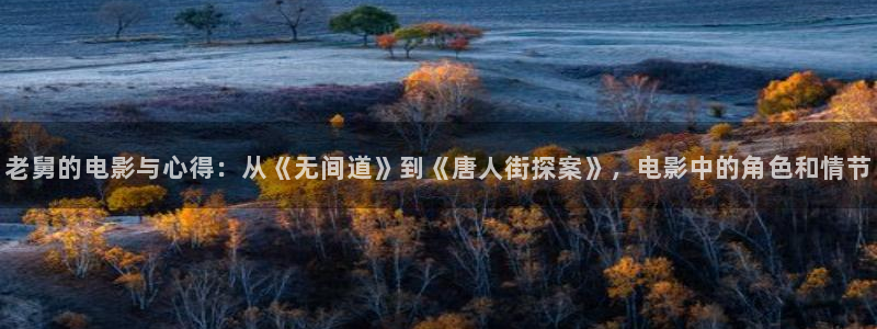 星空高清电影免费观看：老舅的电影与心得：从《无间道》到《唐人街探案》，电影中的角色和情节