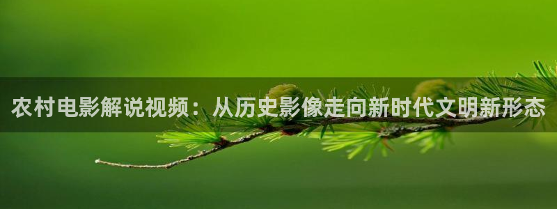 星空校园影院：农村电影解说视频：从历史影像走向新时代文明新形态