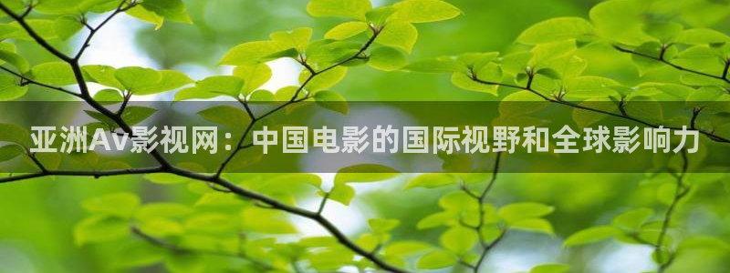 星空视频：亚洲Av影视网：中国电影的国际视野和全球影响力